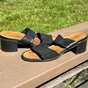 Naot Black Sandals with Heels 9.5 EU 40